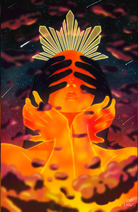 Physical manifestations of the sun and the moon that keep a watch over the planet.